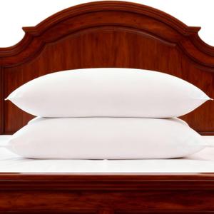 Bed Pillows King Size Set of 2 Medium Support Pillow for Stomach Side Back Sleeper Basic Soft Down Alternative White 20x36 inches