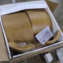 Nathan James Uchu Mid Century Modern 2-Piece Nesting Coffee Table, Round Wood Coffee Table with Storage, Light Brown