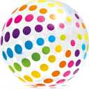 Intex Jumbo Inflatable Ball with Colorful Dot Pattern, Multi, 42"