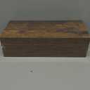 QEEIG Floating Shelves for Wall Bathroom Shelf Bedroom Kitchen Living Room Hanging Book Shelves Small Farmhouse Decor 16 inch Set of 3, Rustic Brown (015-BN3)