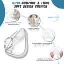 AirFit F20 Replacement Mask Headgear Set Small - Includes Small Mask Cushion, Headgear, Frame & Clips - F20 Full Face Masks Accessories Supplies(S)