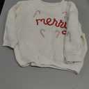 Afunbaby Baby Girl Boy Knit Sweater Blouse Pullover Sweatshirt Warm Crewneck Long Sleeve Tops for Infant Toddler (18-24 Months, Merry Knitted White)