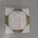upsimples 5x5 Picture Frame with Real Glass, Ornate Vintage 5 x 5 Photo Frames for Wall Decor or Tabletop Display, Gold, 2 Pack