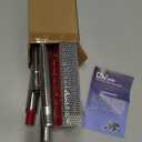 DSV Standard Window Squeegee, 2-in-1 Window Cleaner with 55" Extension Poles, Window Washing Kit, Glass Door Cleaner, Multi-Use Car Windshield Cleaning Tool with Long Handle for High Outdoor Windows