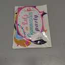 2 x 25PCS Gymnastics Photo Booth Props Set  Pink & Purple Paper Letter Print Selfie Props with Sticks for Gymnast Birthday Parties, Little Girl Themed Events & Photo Booth Decorations