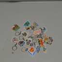 Landical 18/54Pcs Acrylic US Keychain Bulk USA City States Key Ring Florida California Chicago San Francisco Gift Souvenir