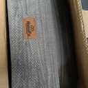 Gray Curved Dog Stairs Ramp for High Beds 28.7" H, 5-Step Dog Steps for Small Dogs and Cats, Pet Stairs for High Bed Climbing, Non-Slip Balanced Pet Step