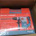 ENEACRO 1-1/4 Inch SDS-Plus 13 Amp Heavy Duty Rotary Hammer Drill, Safety Clutch 4 Functions with Vibration Control Including Grease, Chisels and Drill Bits with Case