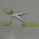 2025 Upgraded Herb Scissors, Effortless Herb Shears Cutter Tool with Sharp Stainless Steel Blades for Fresh Herbs, Must-Have Kitchen & Cooking Gadget, Green