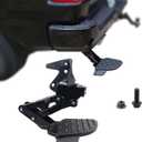 Retractable Bed Step for 2019-2024 Ram 1500 DT Rear Bed Step with Left Side Rear Bumper Step Direct Replacement for OEM # 82215289AG, 82215289AF, 82215289AH Easy Access Truck Bed Assist Step