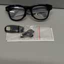 NILUTO Upgraded AI Smart Glasses with Camera 8MP HD1080P Video Glasses with Camera and Audio -Video Recording Glasses with Audio, Video Glasses, Real-Time Translation (Carbon Black)