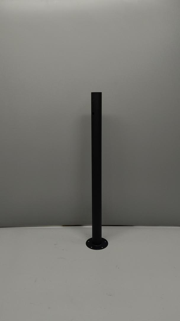 Black Pole 25.5 Inches, Bottom 4 inches, Top 1.5 inches 