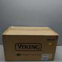 Viking 3-Ply Pots and Pans Set, 13 Piece Stainless Steel Cookware, Glass Lids, Strainer, Silver