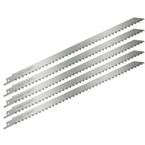 12-Inch Stainless Steel Frozen Meat Bone Cutting Saw Blades for Reciprocating and Sawzall Saws - 5 Pack - Caliastro