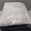 Sunheir Orthopedic Dog Bed for Large Dogs - Big Waterproof Dog Crate Bed with Removable Washable Cover, Egg Crate Foam Support, Anti-Slip Bottom, Deluxe Plush Pet Bed Mat (Grey)