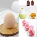 2 x Easter 3D Egg Silicone Molds for Candle Mousse Cake Chocolate Candy Pastry Soap Muffin Dessert DIY Baking Tool (1)