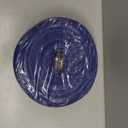 YASHINE PVC Drain HOSE 2"*100ft, Pool Backwash Hose, Heavy Duty Reinforced Blue PVC Lay Flat Water, For Swimming Drain Pools and Clean Filters, with 2 Clamp