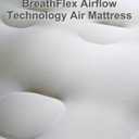 Air Mattress Queen with Built in Wireless Battery Pump, Blow Up Inflatable Mattress for Camping,Guest Air Bed, All Fabric, 21'' Grey Queen