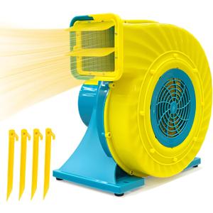 Costzon Air Blower, 680W Bounce House Blower, Pump Fan Commercial Inflatable Bouncer Blower, 2340pa Air Blower for Inflatables, Perfect for Inflatable Water Slide, Jumper, Bouncy Castle