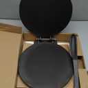 Uno Casa Cast Iron Tortilla Press 8 Inch - Tortilla Maker Press, Pre-Seasoned Roti Maker with 100 Pcs Parchment Paper, Heavy Duty Quesadilla Maker - Pataconera for Flour Tortilla, Tawa