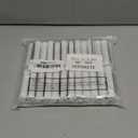 WILLBOND 60 Pcs Short Perm Rods Natural Hair Perm Rods with Elastic Rubber Band Non Slip Plastic Perming Cold Wave Kit for Women Hairdressing Styling Tool(0.63 Inch,White) (1 Count (Pack of 60))