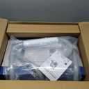 Bemis Assurance 3" Raised Toilet Seat with Handles and Bidet Attachment, Secure Hinges, Clean Shield Guard, Elongated, White