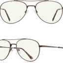 Aviator Reading Glasses for men and Women Blue Light Blocking Lens Spring Temple