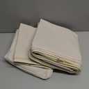 Cethytirko 3 Pack Outdoor Patio Seat Cushions Replacement Covers Fit for 4 Pieces 4-Seater Wicker Rattan Patio Conversation Set Loveseat Chair Couch