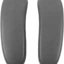 MingYi.office Vinyl Arm Pads Caps Replacement for Herman Miller Classic Aeron Office Chair Smoke Color