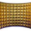 SAYOK Inflatable Golden Wall Selfie Photo Booth Backdrop, Photo Booth Enclosure Portable Photoshoot Background Gold Wall for Party Wedding Events, 9.84FTx4.92FTx7.54FT
