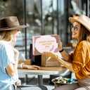 QUEFE Pink Bracelet Making Kit Friendship Bracelets 2850 Flat Clay Beads and Gold Spacer Beads for Jewelry Making, Crafts, Gifts and Birthday (Rose Smoke)