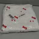 Halloween Ghost Decorative Pillow Covers 18x18, White Ghost with Red Bow Soft Plush Faux Fur Farmhouse Throw Cushion Cases for Halloween Holiday Home Decor Sofa Living Room