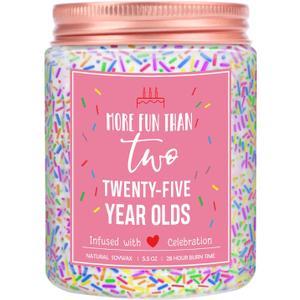 50th Birthday Gifts for Women, Funny 50 Year Old Gifts for Women, Best 50th Birthday Gift Ideas for Women, Mom, Friends, Wife, Sister, 5.5oz Vanilla Cream-Scented Candle, Perfect Birthday Present