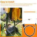 946-05209B Speed Control Cable Suitable for Cub Cadet SC 300 HW Craftsman Lawn Mower, Compatible with MTD 12ABB22J799 247377300,Replace 746-05209A 746-05209B 946-05209A 946-05209 746-05209