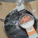 Pre Seasoned Blue Carbon Steel Flat Bottom Wok -14 Inch Chinese Pow Wok - Traditionally Hand Hammered Woks and Stir Fry Pans
