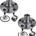 PAROD 2Pack 518515 Front Wheel Bearing Hub Assembly Compatible with 2001-2012 Ford Escape, 2001-2011 Mazda Tribute, 2005-2011 Mercury Mariner 5 Lugs