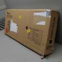 HITNET Bamboo Floor Cabinet, Small Bathroom Cabinet Floor Standing, 4 Tier Narrow Side Storage Cabinet, Space Saving Kitchen Cupboard with Single Door, Black