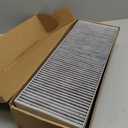 Spurtar HEPA Air Filter for Tesla Model Y, Cabin Air Filter Replacement with Activated Carbon for Tesla Model Y Accessories July 2021-2025 (Set of 4 Packs, Grey)