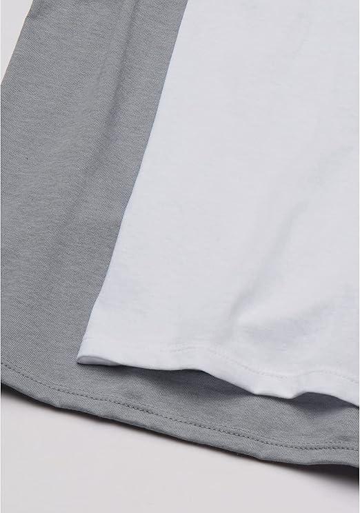 Hanes Girls Camisole, 100% Cotton Tagless Cami, Toddler Sizing, Multiple Packs & Colors Undershirts, Gray/White - 3Pack, Large US