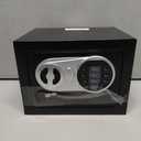 Goldenkey Small Safe with Fireproof Bag, Digital Mini Money Safe with Keypad & Keys, Compact Security Box for Cash, Coins, Jewelry & Kids' Personal Items