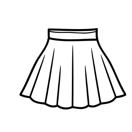 HYBRID Sleek and Comfortable Black Skirt.Designed in a Classic Silhouette Women's Black Skirt – Size 2X