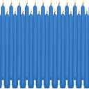 Taper Candles 10 inch (H) Dripless, Set of 24 Unscented and Smokeless Taper Candles Long Burning, Paraffin Wax with Cotton Wicks for Burning 8 Hours Time