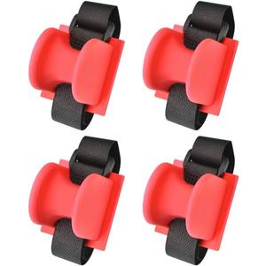 MiOYOOW 4PCS Fishing Rod Holders for Railings, Portable Fishing Pole Holders for Bridge Railings Ship Railings Seaside Guardrails