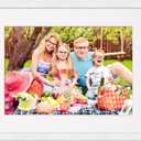 Poster Palooza 20x20 Frame White Wood Picture Frame | Includes UV Acrylic, Foam Board Backing & Hanging Hardware