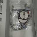 LUXE Bidet NEO 120 - Single Nozzle, Self-Cleaning, Non-Electric Bidet Attachment for Toilet Seat, Adjustable Water Pressure, Rear Wash (White)