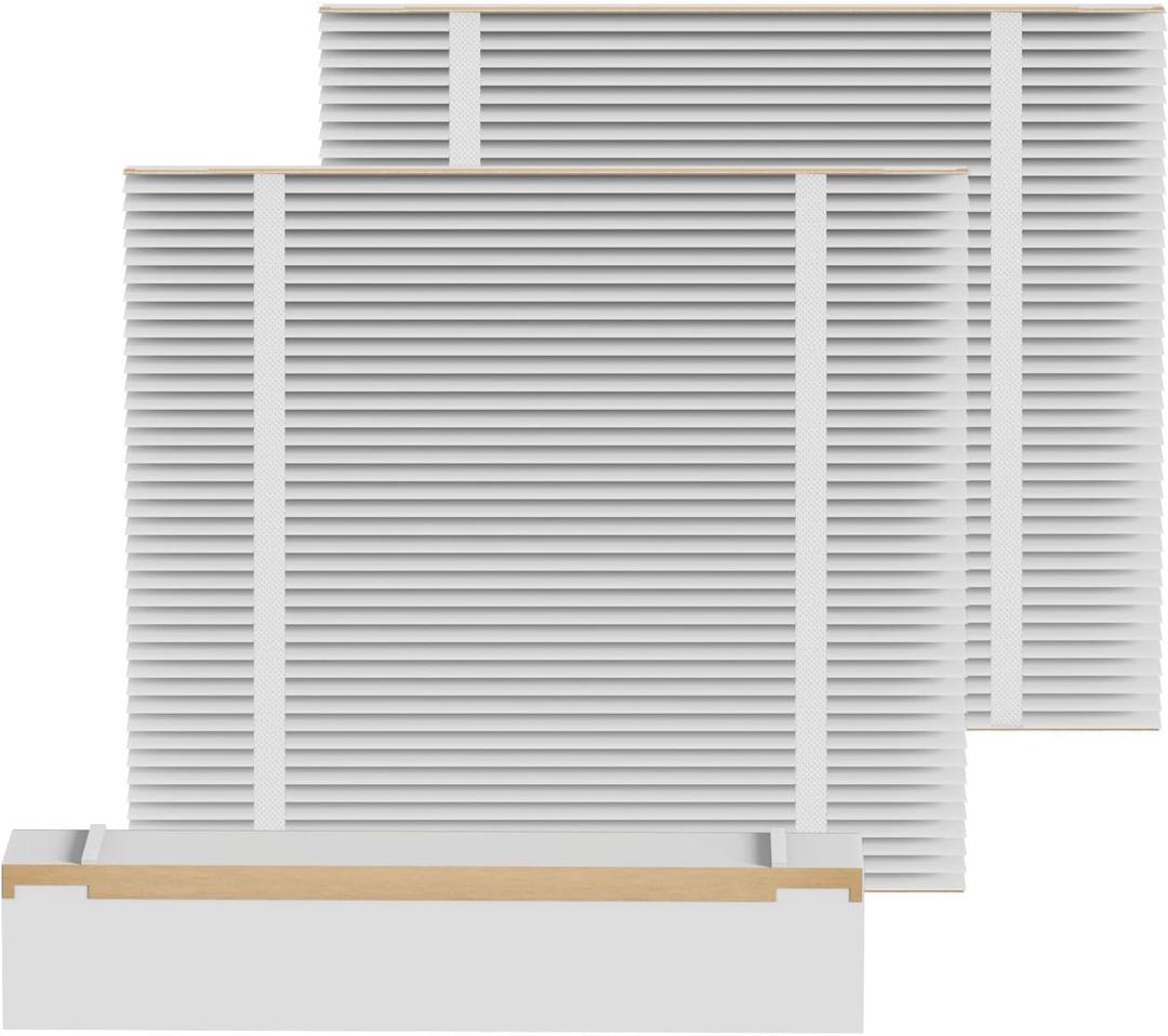 401 Air Replacement Furnace Filter MERV-13 Compatible with AprilAire 2400, Space-Gard 2400 Whole-House Air Cleaner Purifiers, 16x25x6 Air Filter 3 Pack