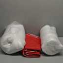 MIULEE Outdoor Seat Cushion Set Red 22 x 22 x 3 Inch Waterproof & Fade Resistant Deep Seat and Back Patio Furniture Cushions with Handle and Adjustable Straps Cushions for Chair Couch