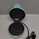 CROWNFUL Mini Waffle Maker, 4" Chaffle Maker with Compact Design, Easy to Clean, Non-Stick Surface, Recipe Guide Included, Perfect for Breakfast, Dessert, Sandwich, or Other Snacks
