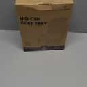 SEVEN SPARTA Car Seat Tray for Kids Toddler Travel with Soft Rubber Base, Rotatable and Removable Cup Holder Snack Tray for Food Color and Play for Family Road Trip Essentials (1, Standard Base)