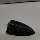 Possbay Glossy Black Car Decorative Shark Fin Antenna with Adhesive Tape ABS Plastic Universal Fit Decorative Cover Accessories (Black)